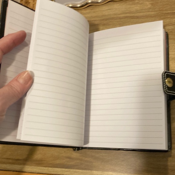 Sophisticated Black and Gold Quilted Notebook - Picture 9 of 10